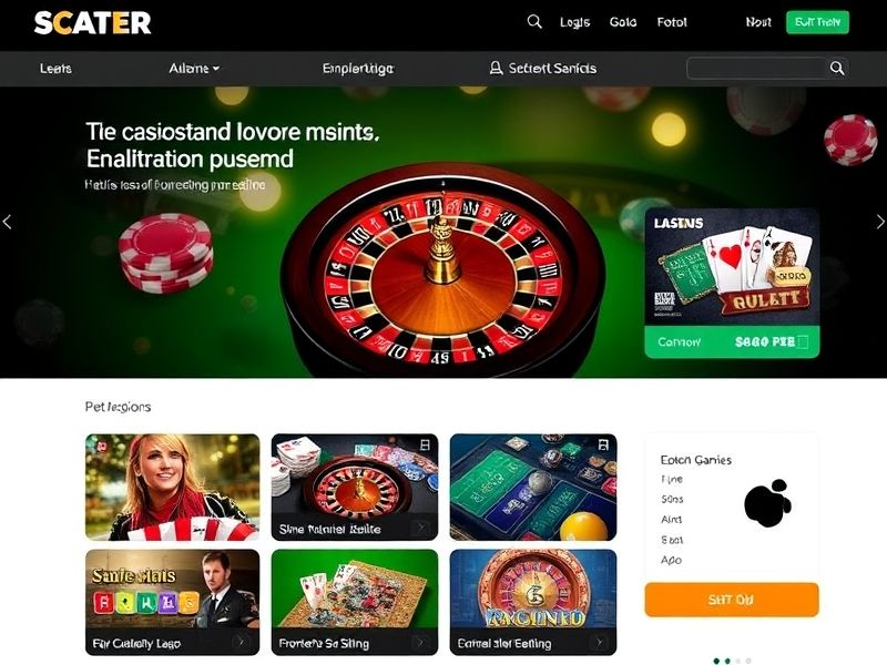 Welcome to Scater.com – your premier destination for exciting online gambling games, secure real money slots, and exclusive casino bonuses. Experience top poker tournaments and live dealer action today.